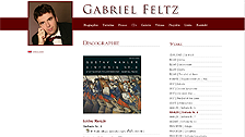 Screenshot website Gabriel Feltz