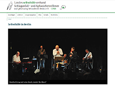 Screenshot website LVSB e.V.